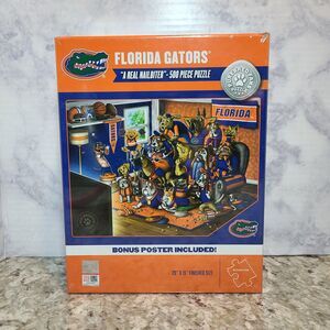 Florida Gators "A Real Nailbiter" - 500 Piece Puzzle Bonus Poster